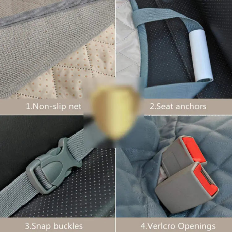 Protector de asiento para coche para perros impermeable